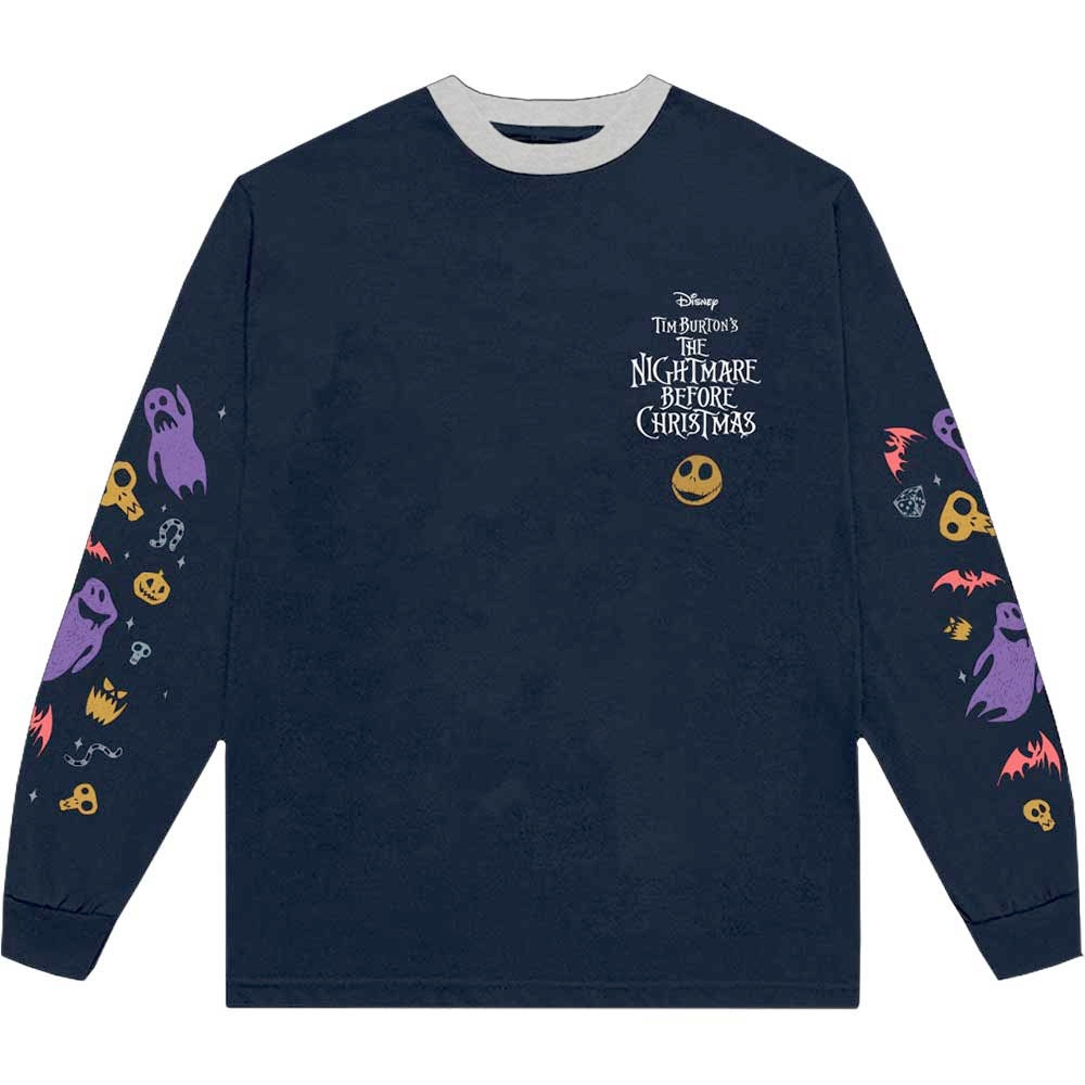 Disney The Nightmare Before Christmas - Ghouls Top à manches longues - Bleu